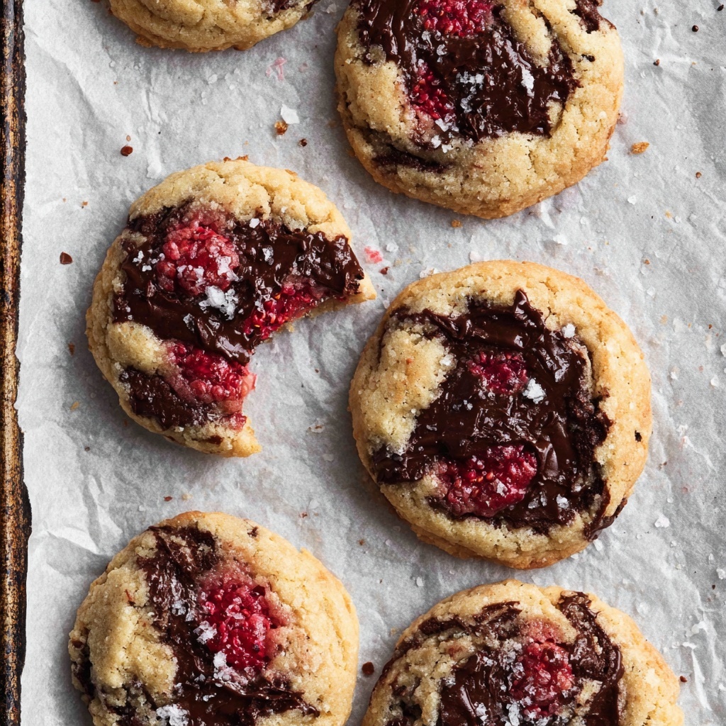 Raspberry Chocolate Chip Cookies Recipe - Recipe Image