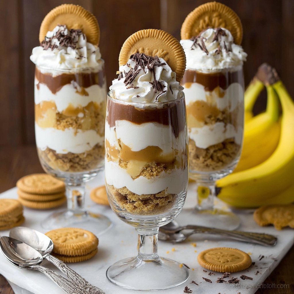Banoffee Pie Parfaits Recipe - Recipe Image