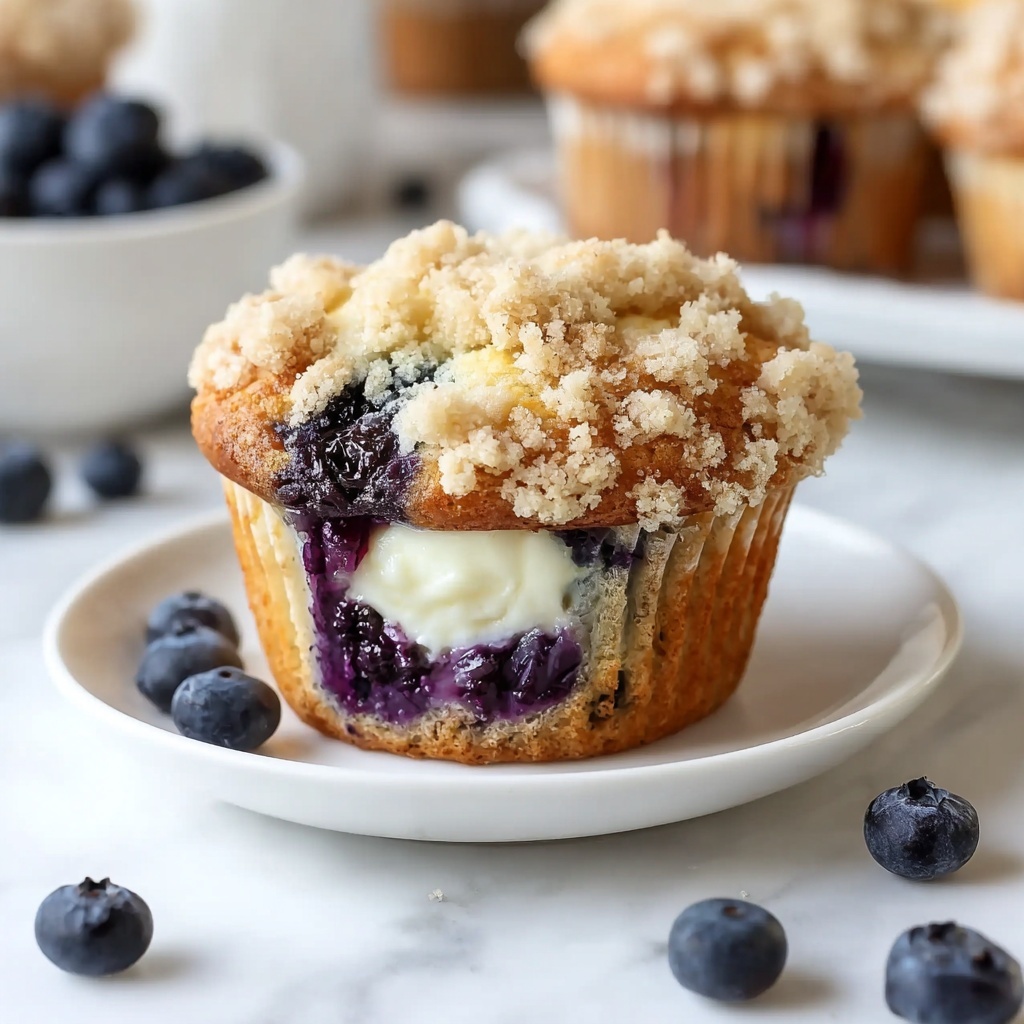 Blueberry Cream Cheese Muffins Recipe - Recipe Image