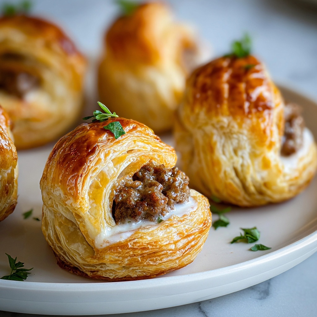 Rotel Sausage & Cream Cheese Crescents Recipe - Recipe Image