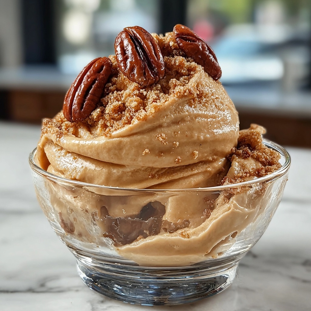 Pumpkin Pecan Frozen Yogurt Recipe - Recipe Image