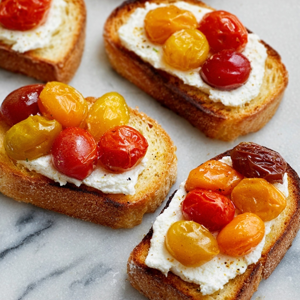 Whipped Feta Bruschetta Recipe - Recipe Image