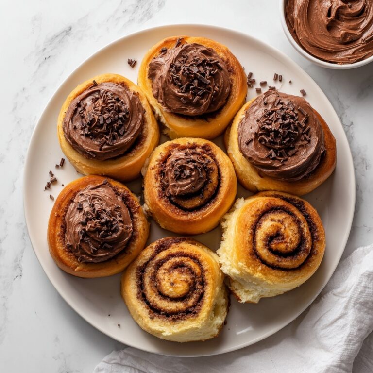 From Scratch Cinnamon Rolls with Chocolate and Cream Cheese Frosting Recipe