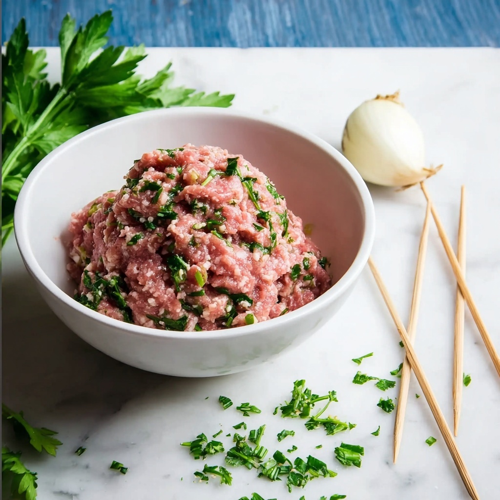 Flavorful Beef and Lamb Kafta with Pita or Rice Recipe - Recipe Image