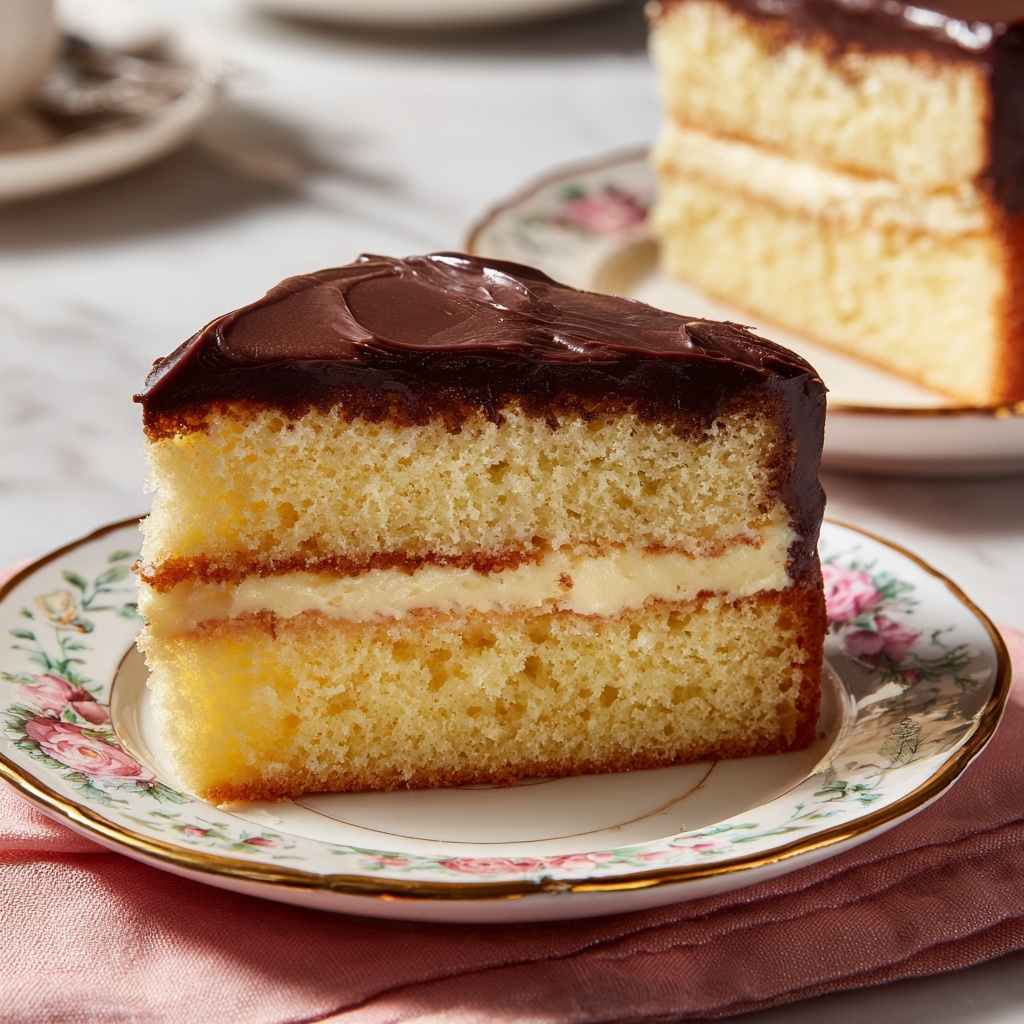 Boston Cream Pie Recipe - Recipe Image