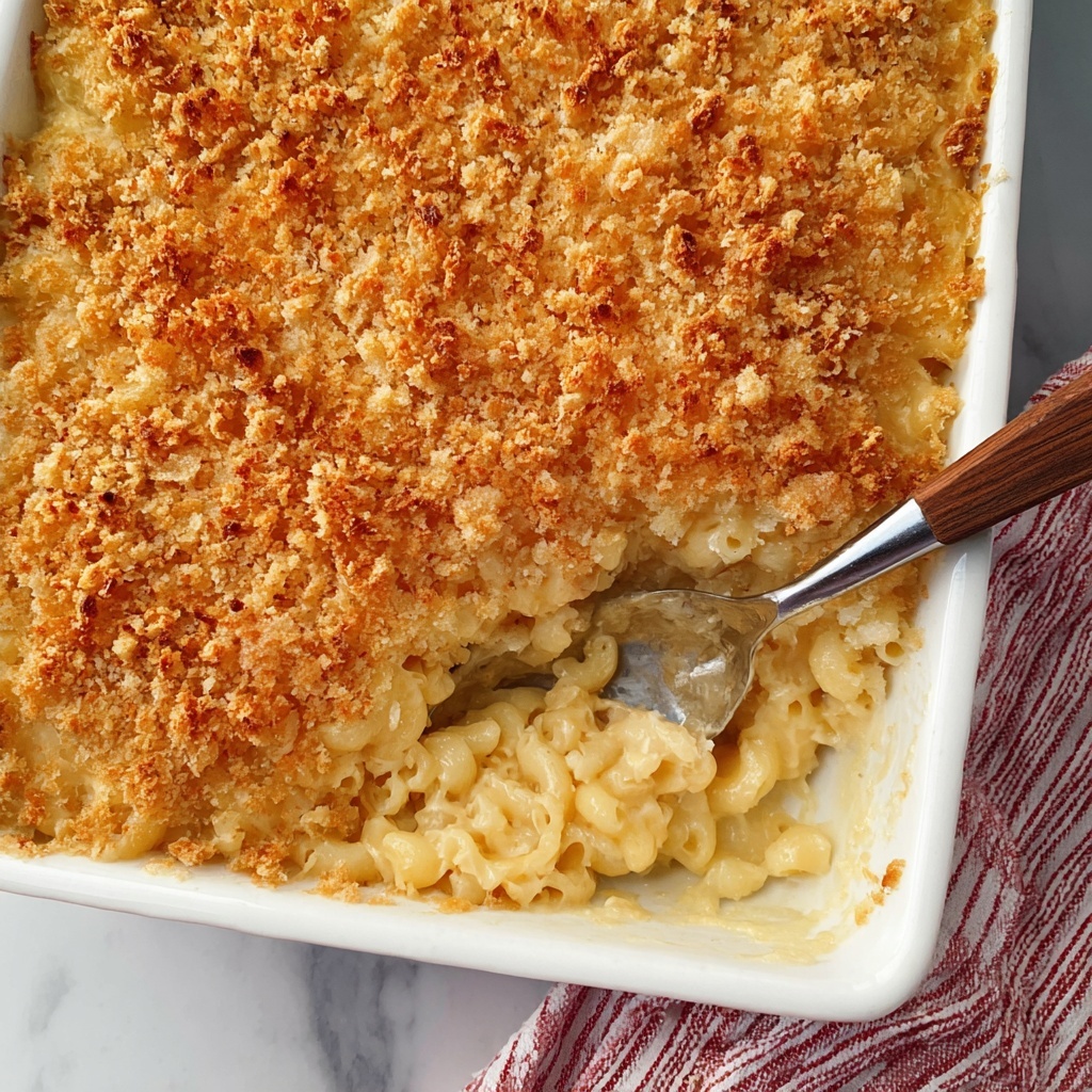 Baked Mac and Cheese with Cheez-It Crust Recipe - Recipe Image