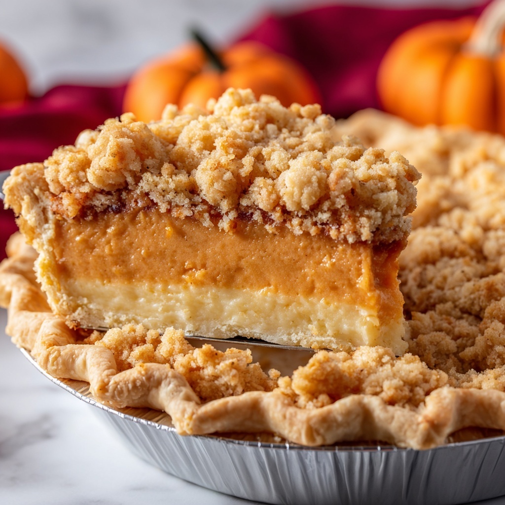 Ultimate Pumpkin Pie with Pecan Streusel Topping Recipe - Recipe Image