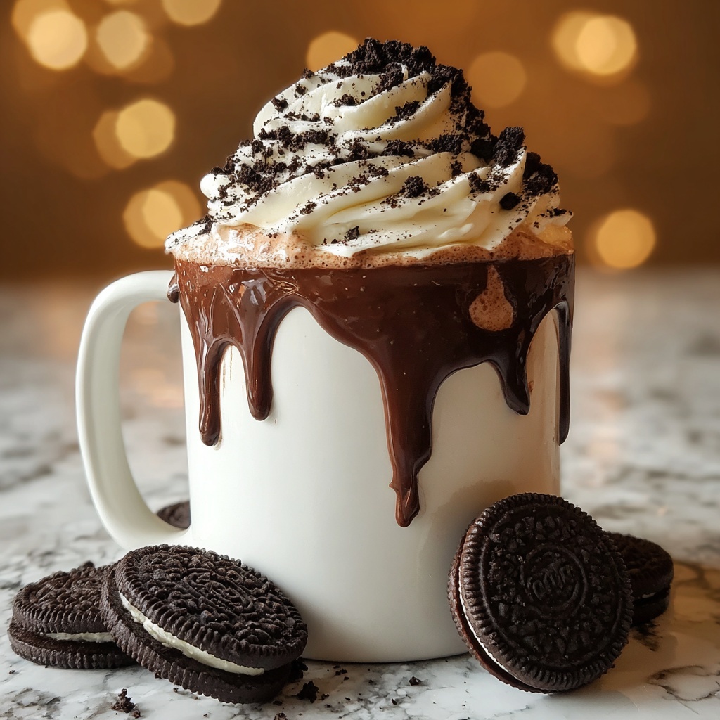Decadent Oreo Hot Chocolate Recipe for Cozy Nights In Recipe - Recipe Image