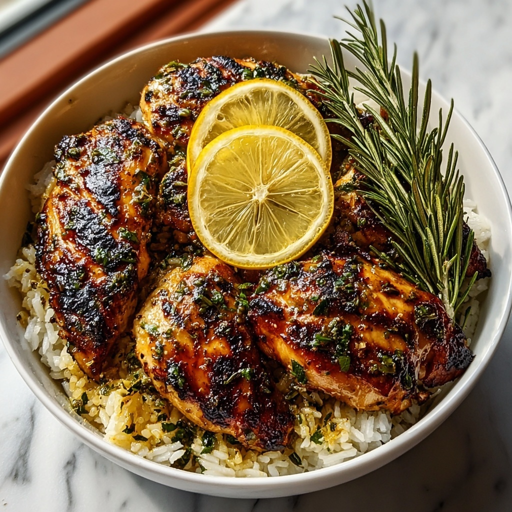 Lemon Herb Chicken and Rice Recipe - Recipe Image