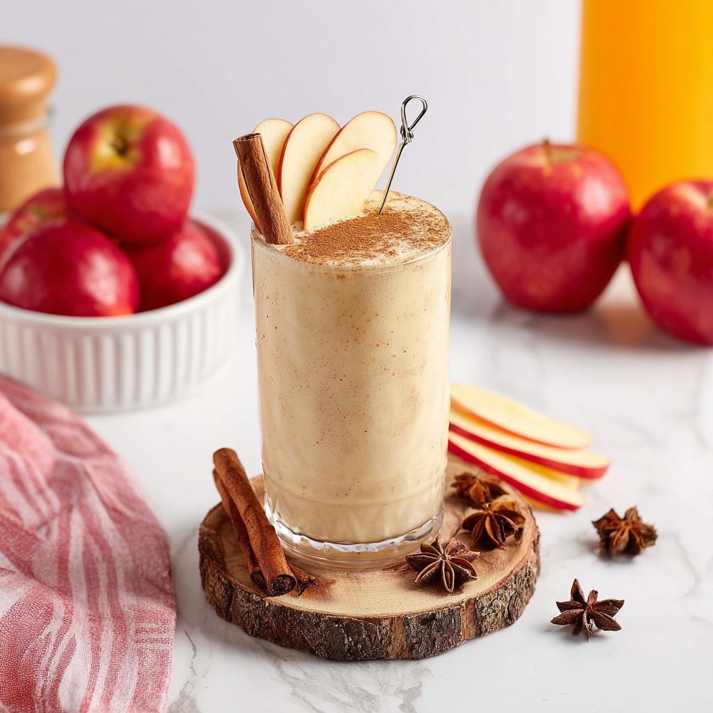 Apple Cider Float with Vanilla Ice Cream and Spiced Garnishes Recipe - Recipe Image