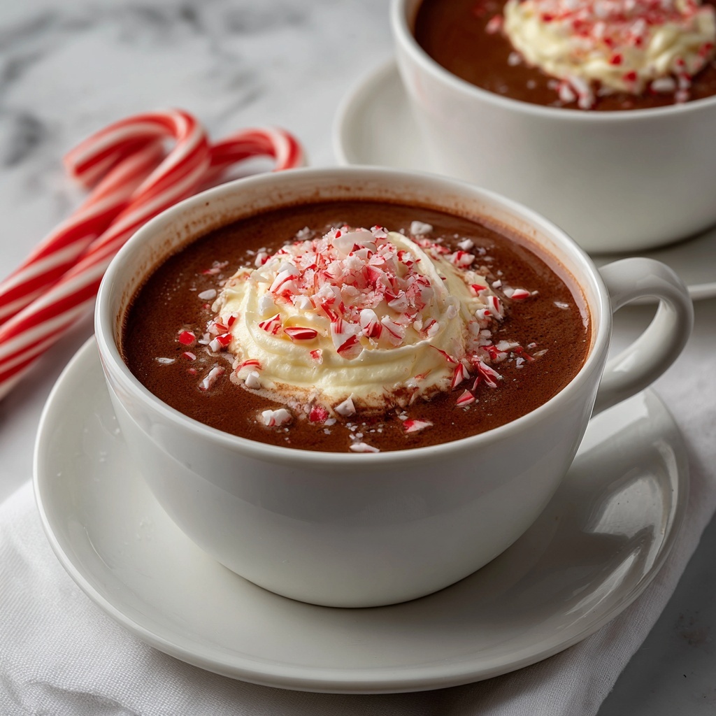 Rich Peppermint Hot Chocolate Recipe - Recipe Image