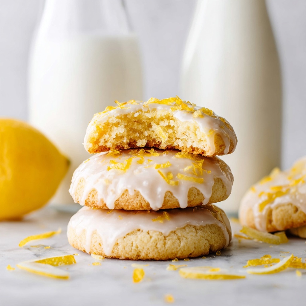 Lemon Cookies with Lemon Glaze Recipe - Recipe Image