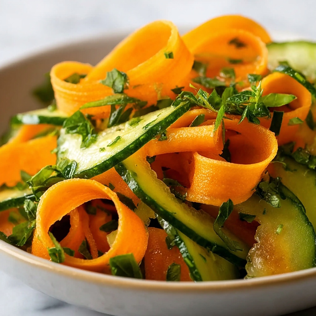 Fresh Cucumber and Carrot Salad for a Vibrant Taste Boost Recipe - Recipe Image