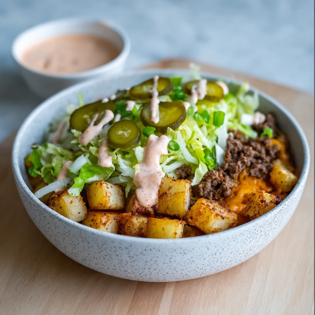 Loaded Potato Big Mac Bowl Recipe - Recipe Image