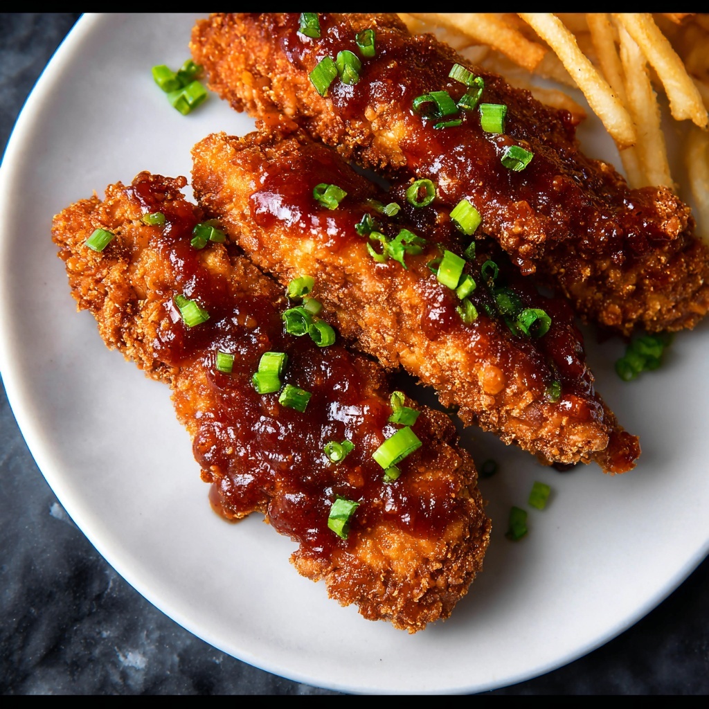 Crispy Honey Butter Chicken Tenders Recipe - Recipe Image