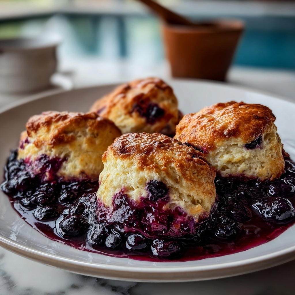 Blueberry Butter Swim Biscuits Recipe - Recipe Image