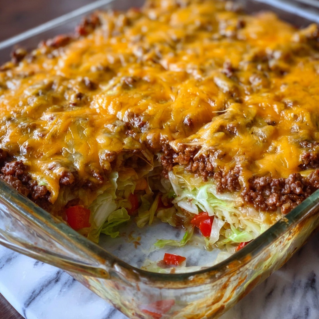 Southern Style Cabbage Beef Bake Recipe - Recipe Image