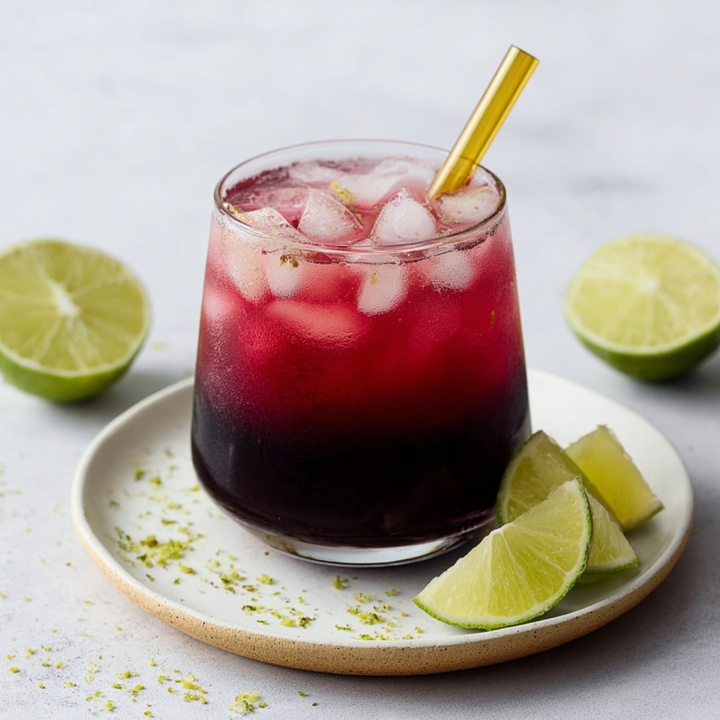 Midnight Tart Cherry Mocktail Recipe - Recipe Image