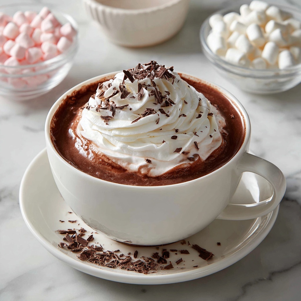 Rich Homemade Hot Chocolate Recipe - Recipe Image