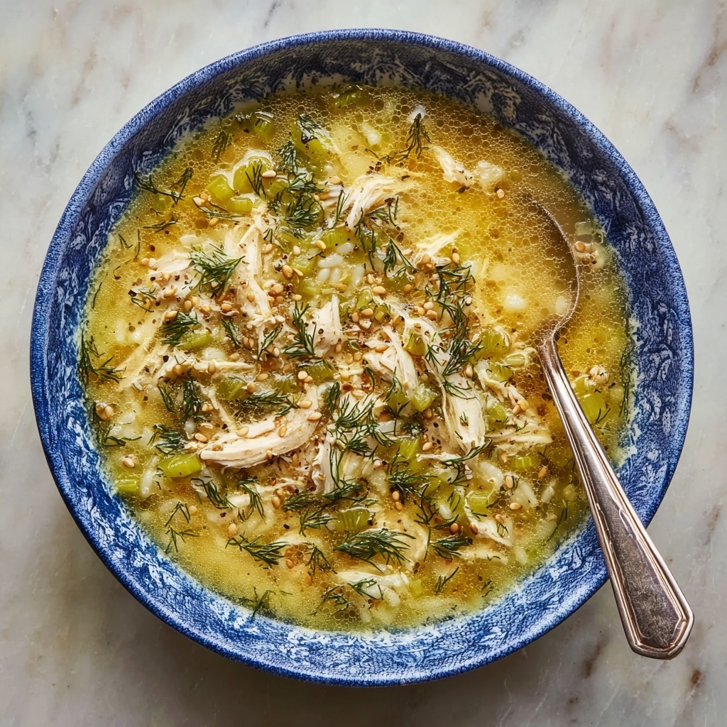 Lemon Chicken Couscous Soup Recipe - Recipe Image