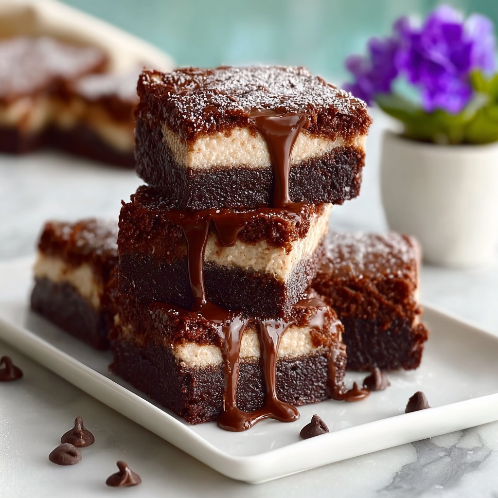 Homemade Keto Cottage Cheese Brownies Recipe - Recipe Image