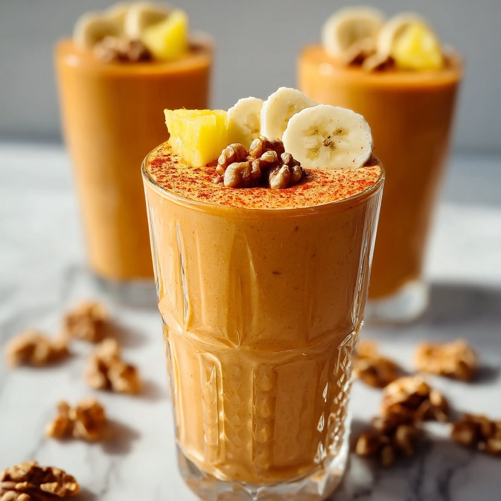 Turmeric Morning Glory Smoothie Recipe - Recipe Image