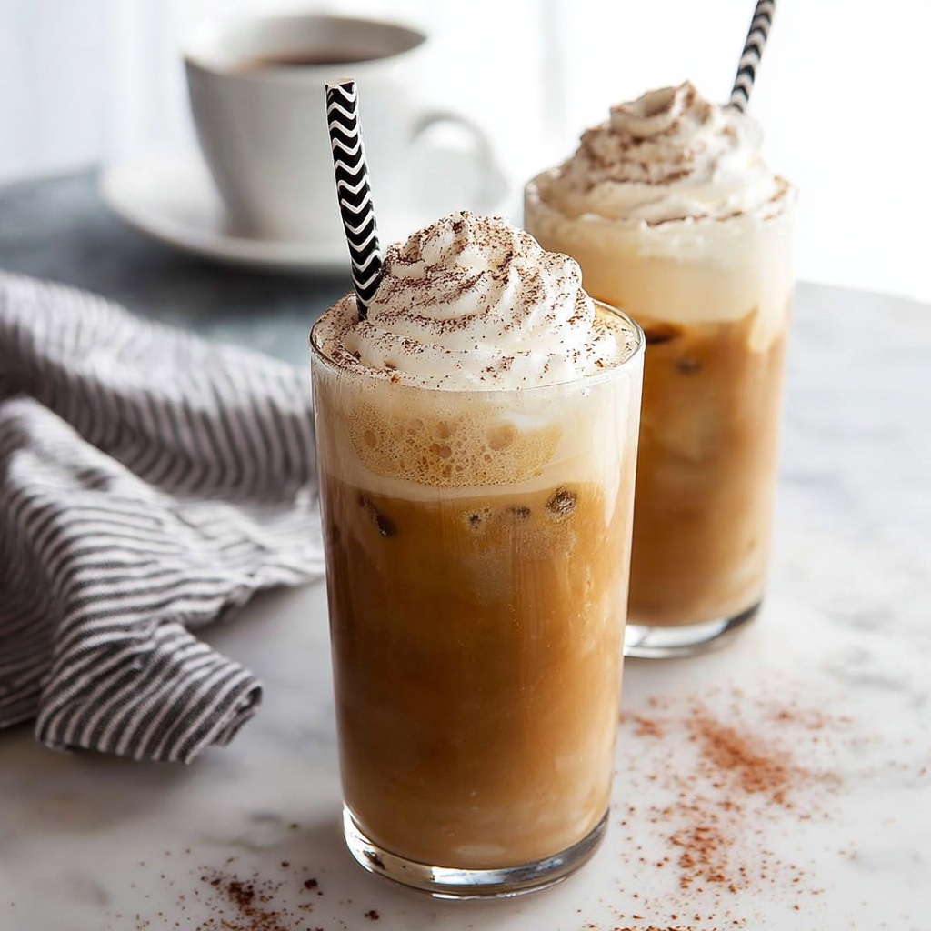 Homemade Vanilla Honey Coffee Frappuccino Recipe - Recipe Image