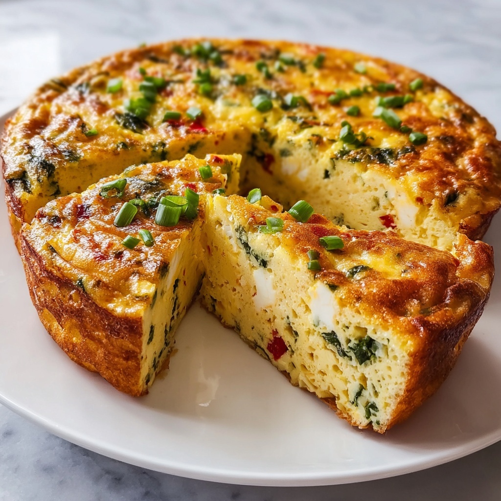 Cottage Cheese Crustless Quiche Recipe - Recipe Image