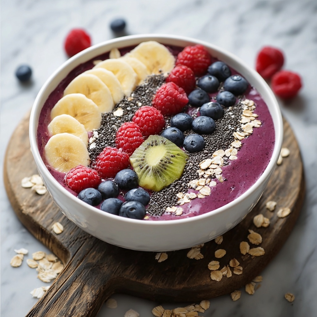 Energizing Breakfast Smoothie Bowl for a Vibrant Morning Boost Recipe - Recipe Image