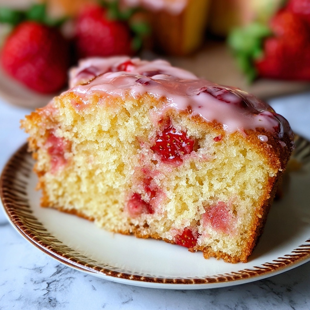 Strawberry Pound Cake Recipe - Recipe Image