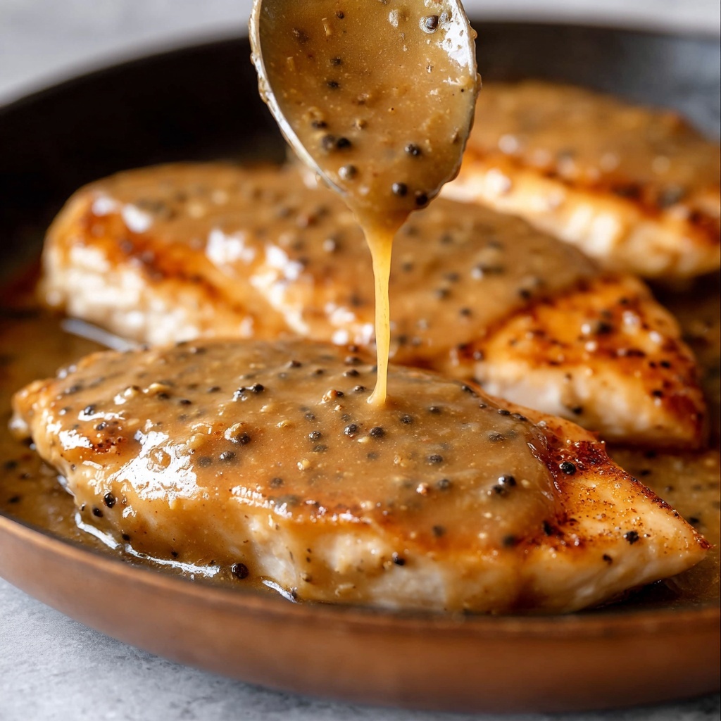 JB's Chicken au Poivre with Creamy Peppercorn Sauce Recipe - Recipe Image