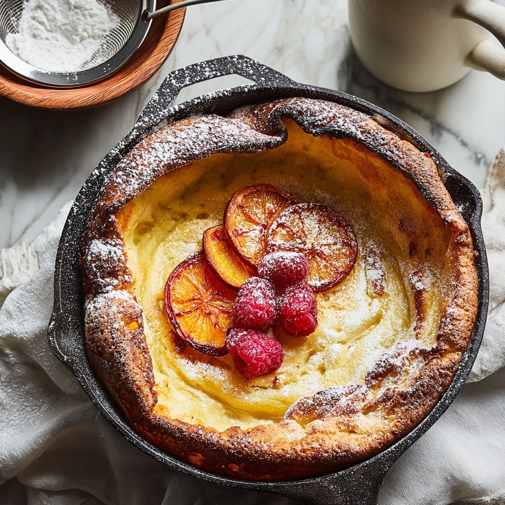 Yuzu Orange Dutch Baby Recipe - Recipe Image