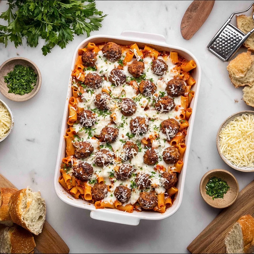 Meatball Casserole Recipe - Recipe Image