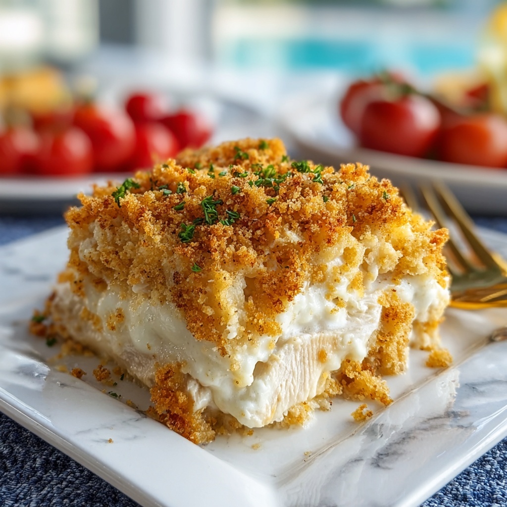 Ritz Cracker Chicken Casserole Recipe - Recipe Image