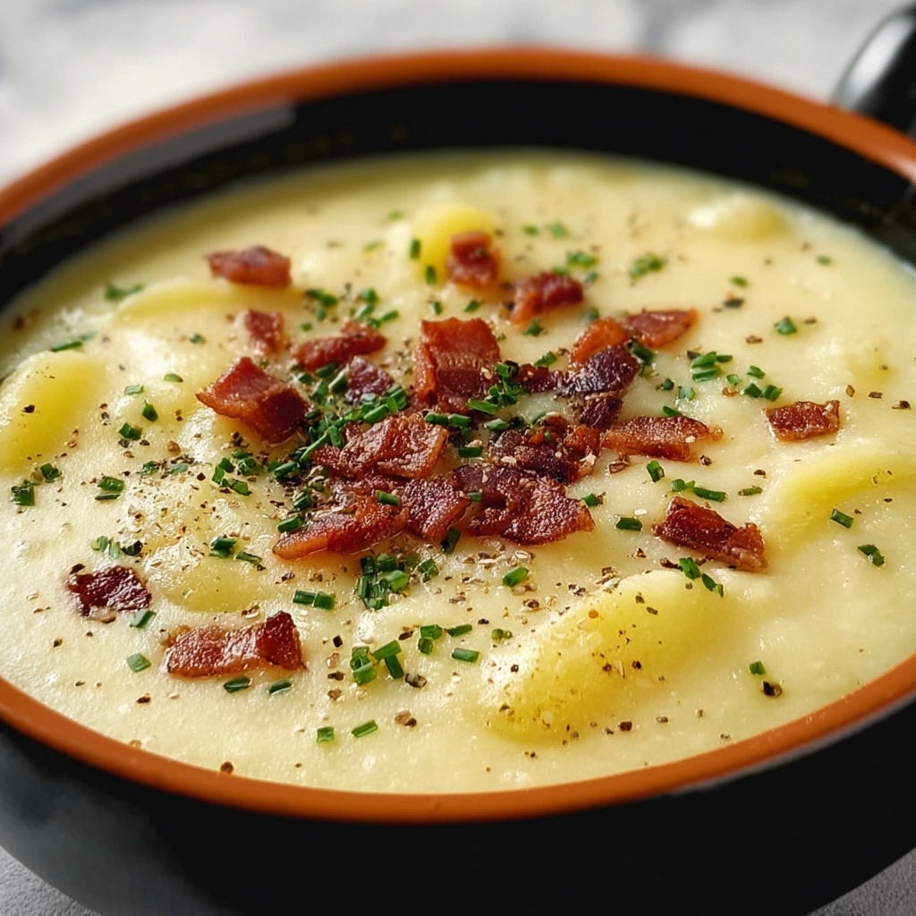 German Potato Soup with Sausage Recipe - Recipe Image