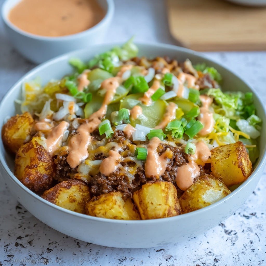 Loaded Potato Big Mac Bowl Recipe - Recipe Image