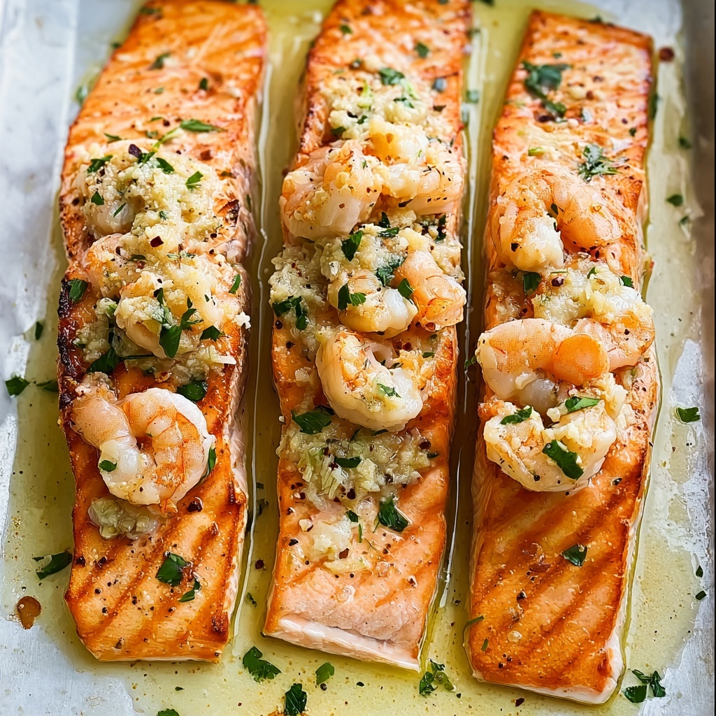 Crab and Shrimp Stuffed Salmon Recipe - Recipe Image