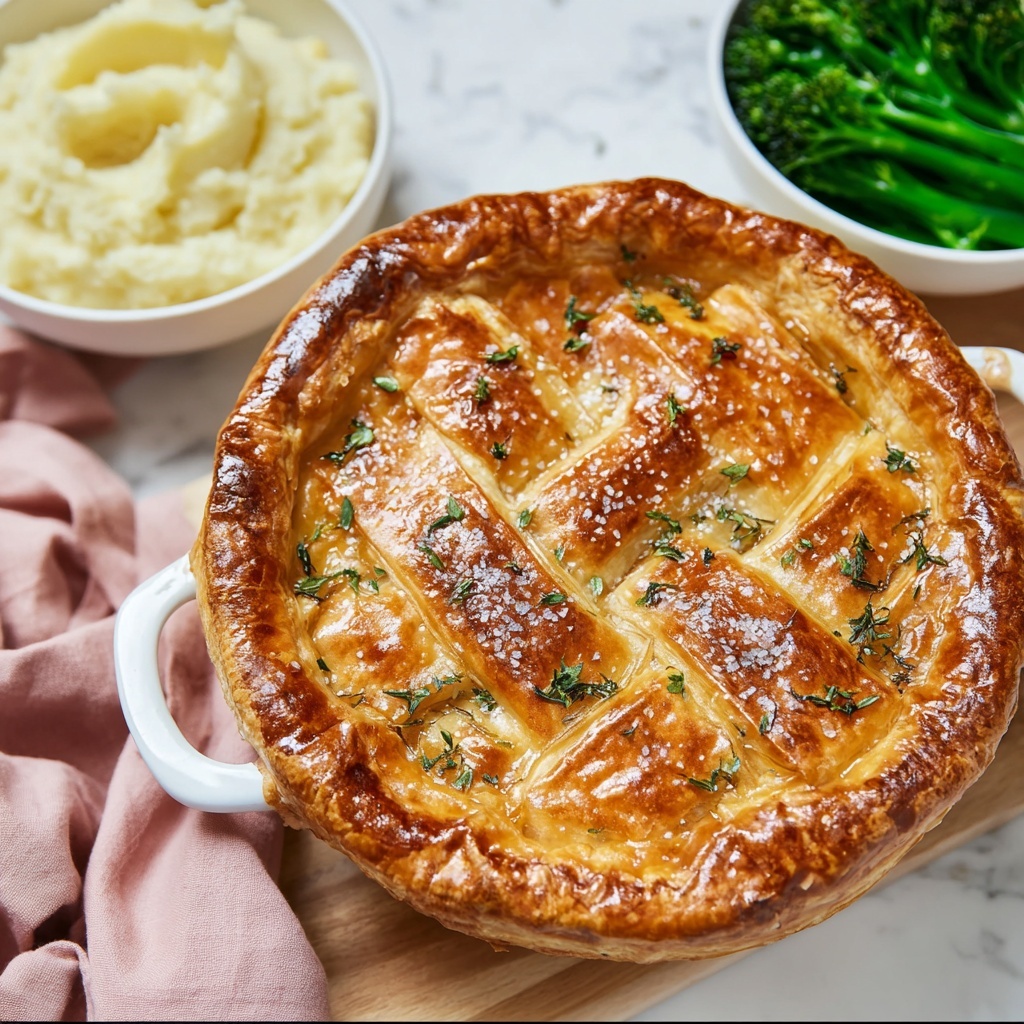 Creamy Chicken and Leek Pot Pie Recipe - Recipe Image