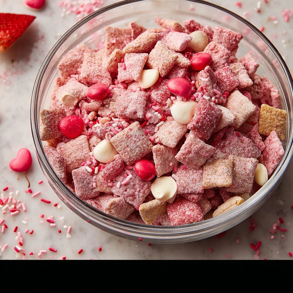 Strawberry White Chocolate Chex Mix Recipe - Recipe Image