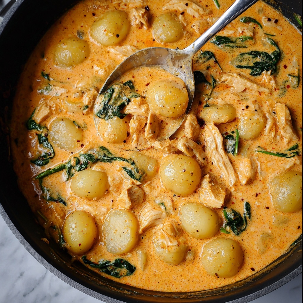 Creamy Chicken and Gnocchi Recipe - Recipe Image