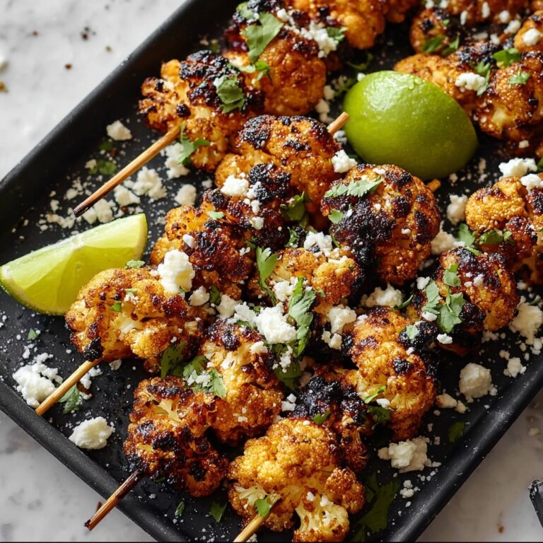 Mexican Street Style Grilled Cauliflower Recipe