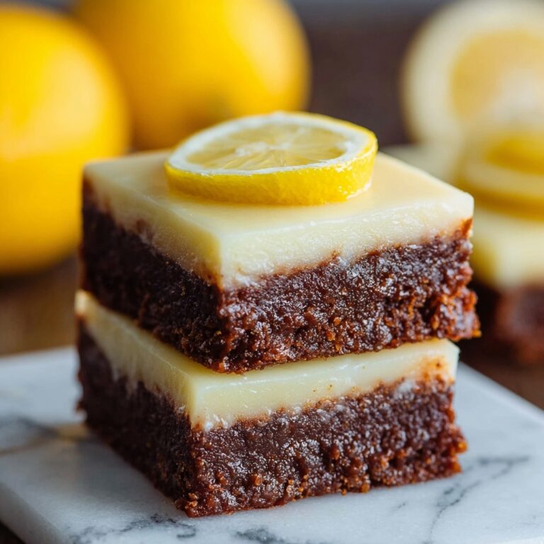 Zesty Lemon Brownies Recipe