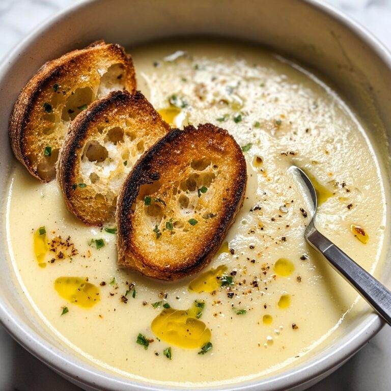Country French Garlic Soup Recipe