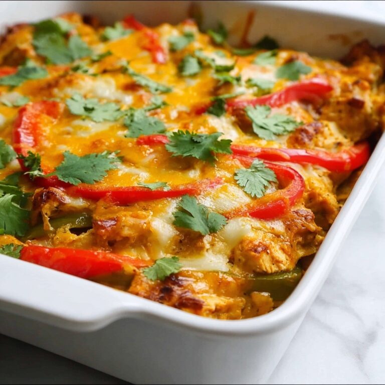 Chicken Fajita Casserole Recipe