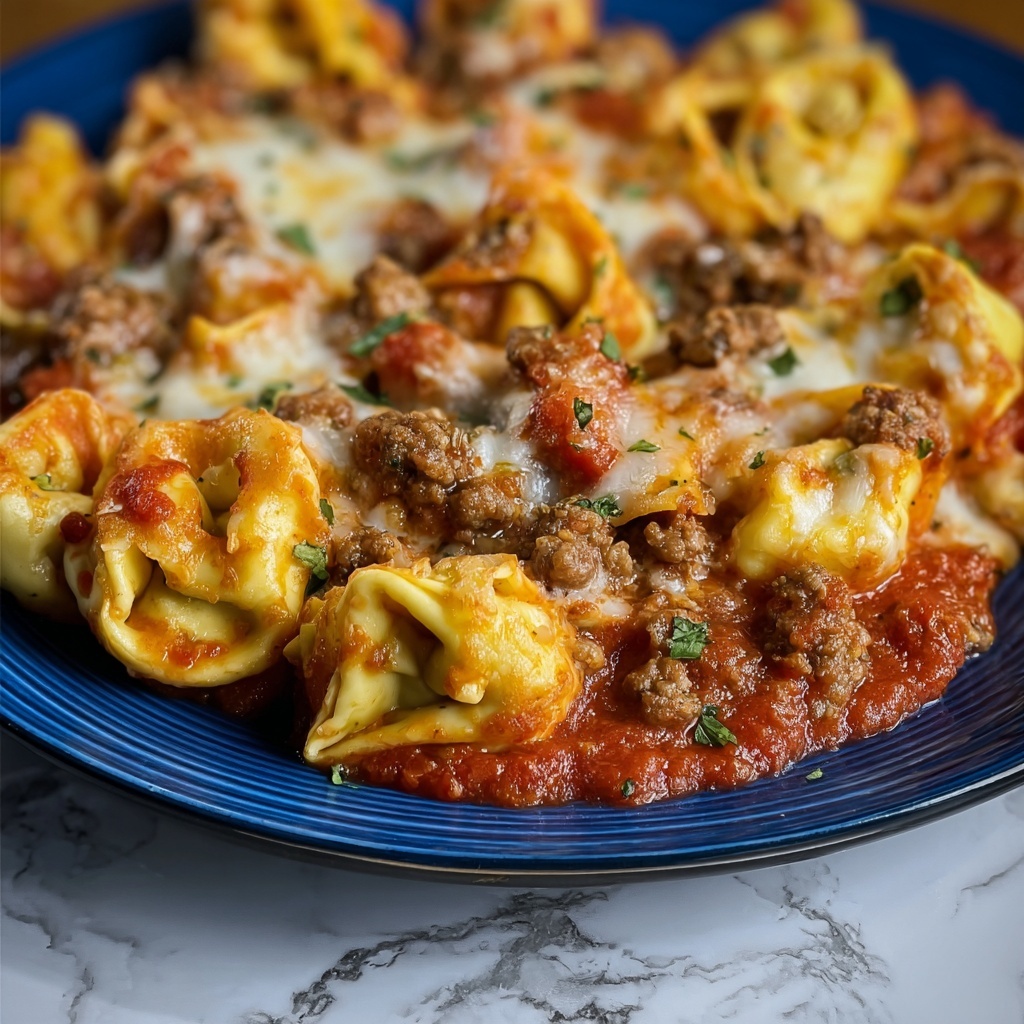 Meat Lovers Pizza Tortellini Recipe - Recipe Image
