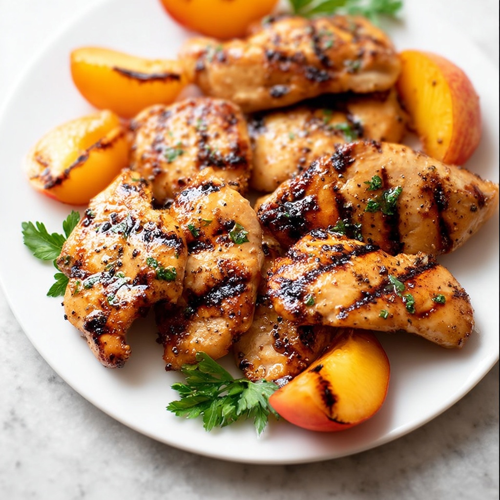Grilled Apricot Chicken Recipe - Recipe Image