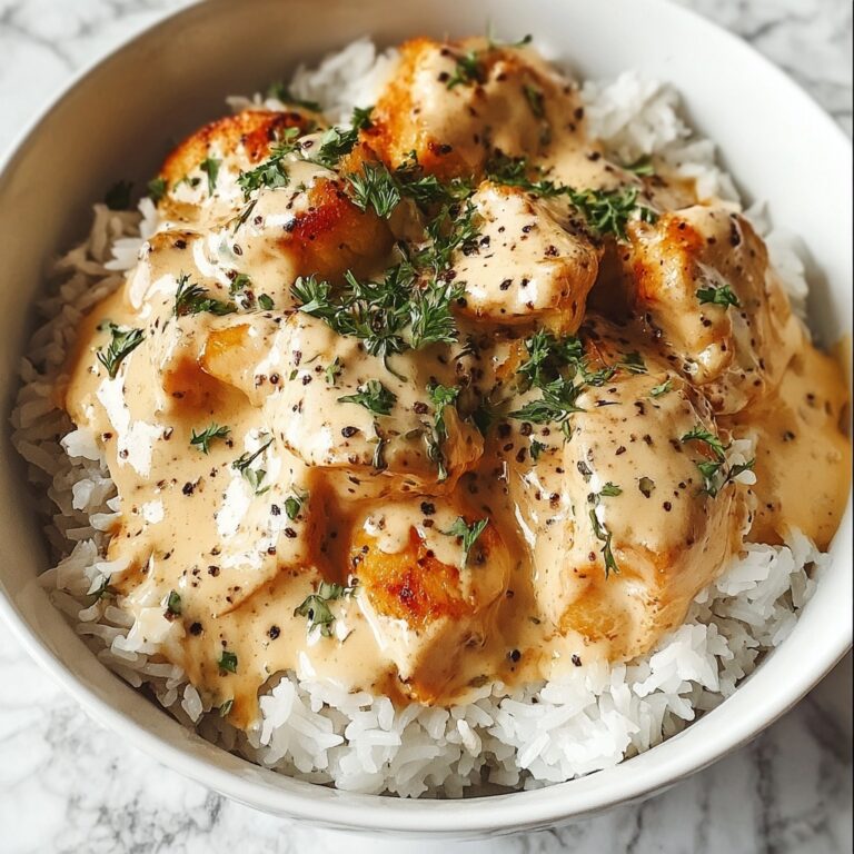 Creamy Smothered Chicken and Rice Recipe