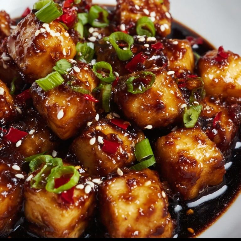 Air-Fried Hot Honey Tofu Bites Recipe