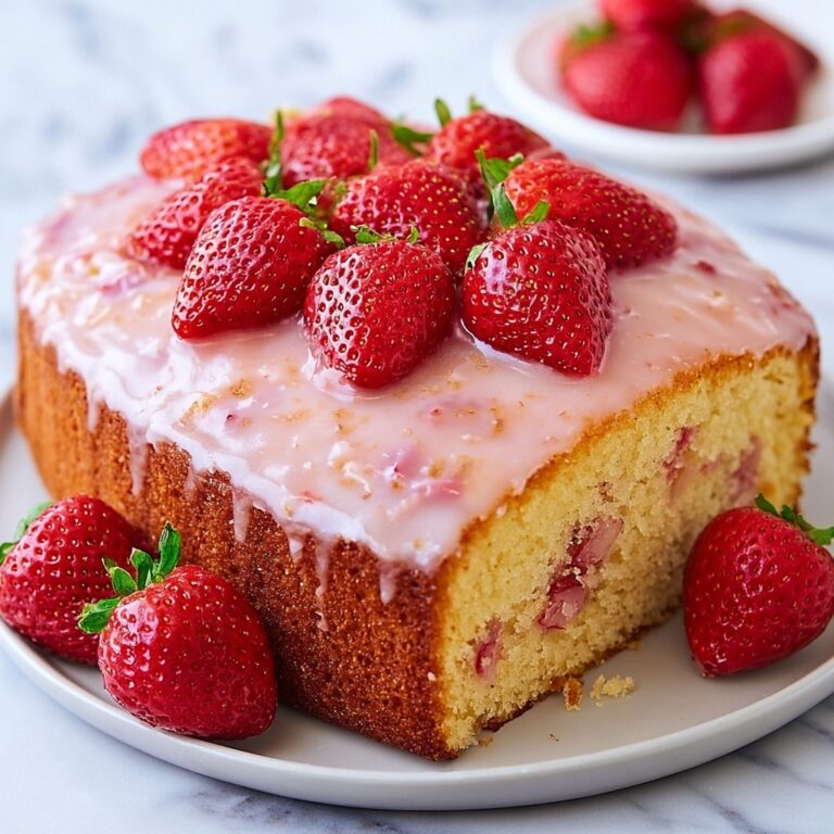 Strawberry Lemon Pound Cake Recipe