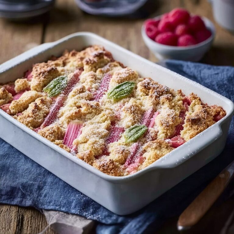 Rhubarb Breakfast Cake Recipe